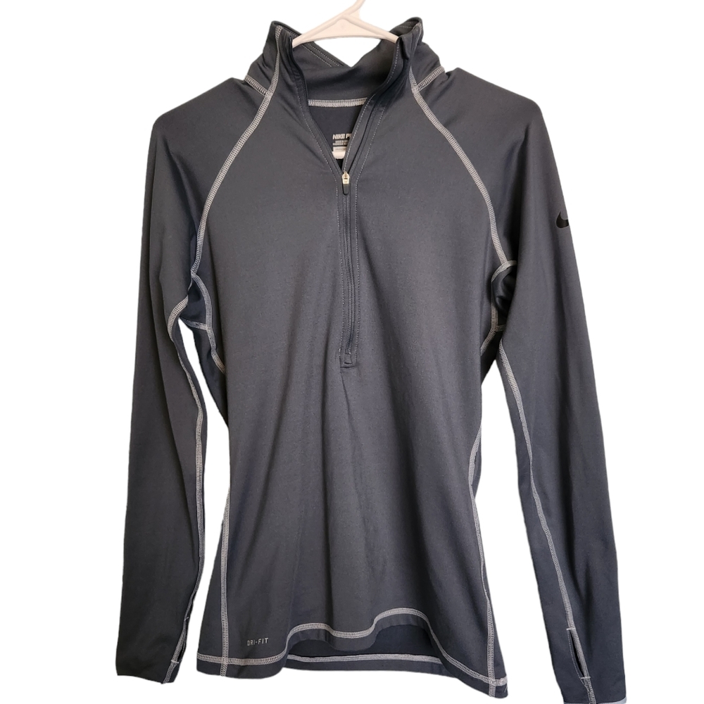 Nike Pro Dri-Fit Half Zip Pullover Sweatshirt Women's Size M